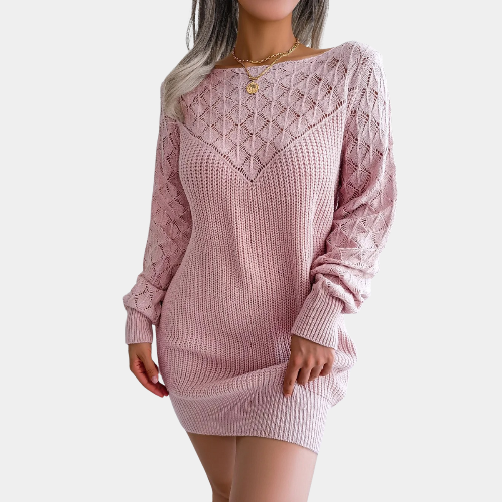 Robe tricotée pour femmes - Confortable et élégante - Projet Paris - Idéale pour les journées fraîches