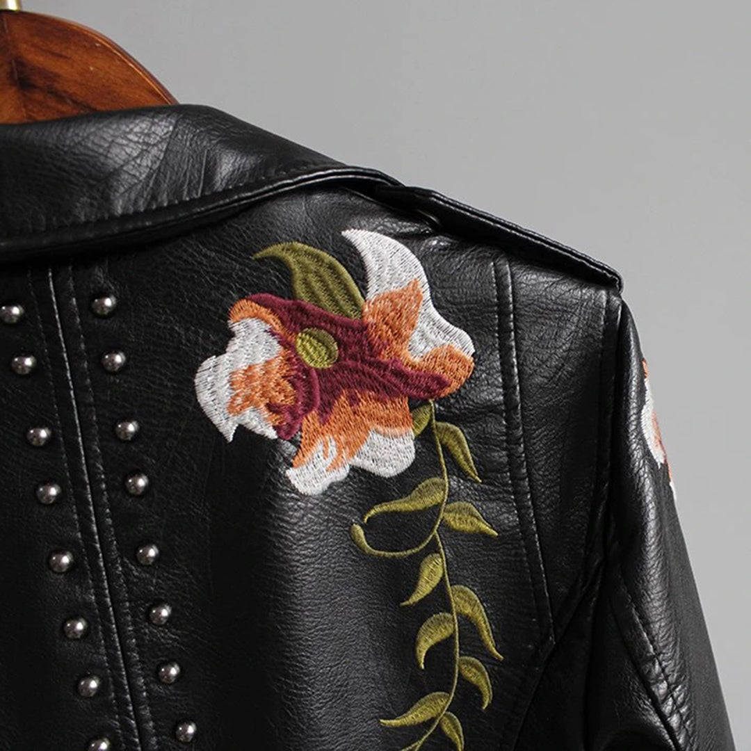 Taylor - élégante veste streetwear à fleurs