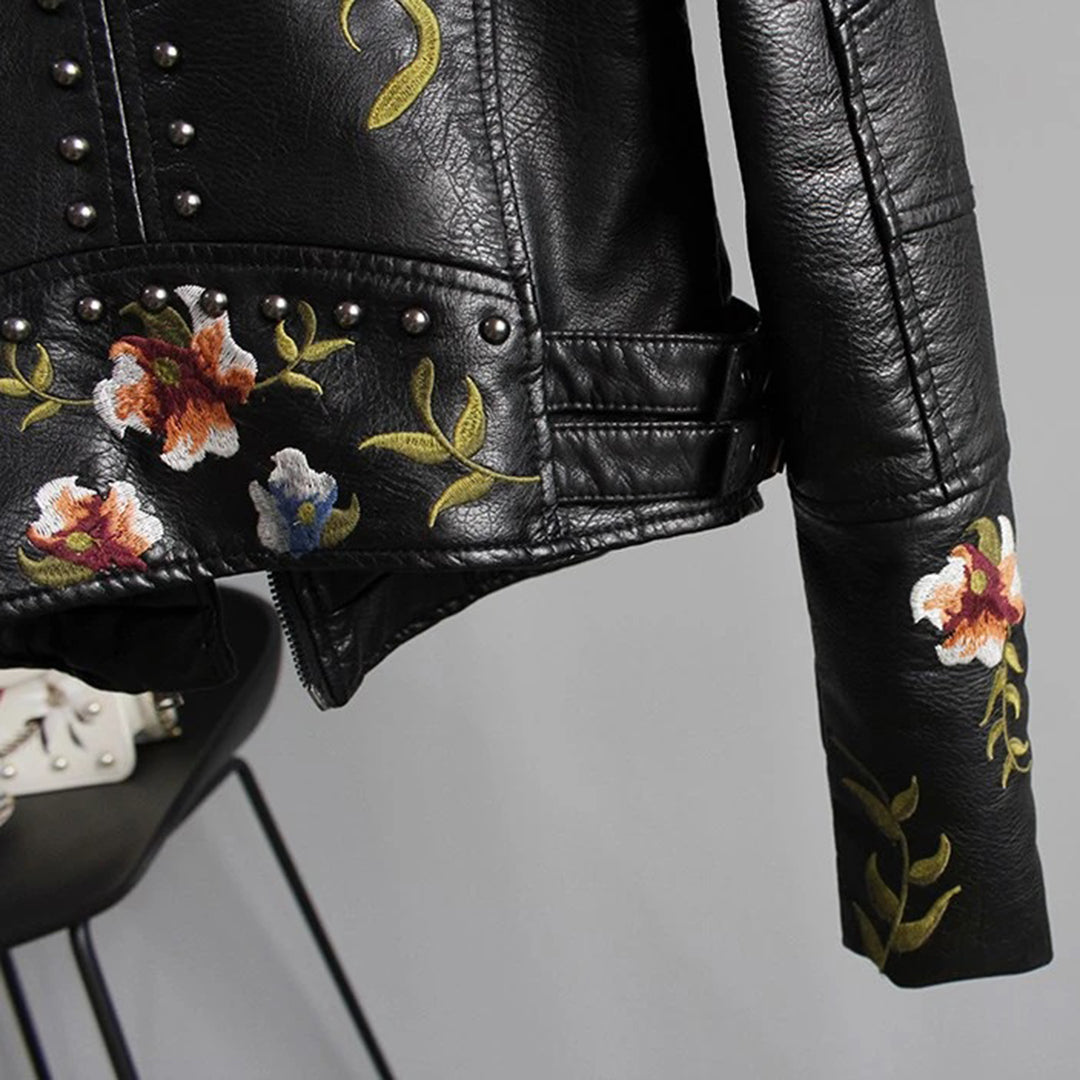 Taylor - élégante veste streetwear à fleurs