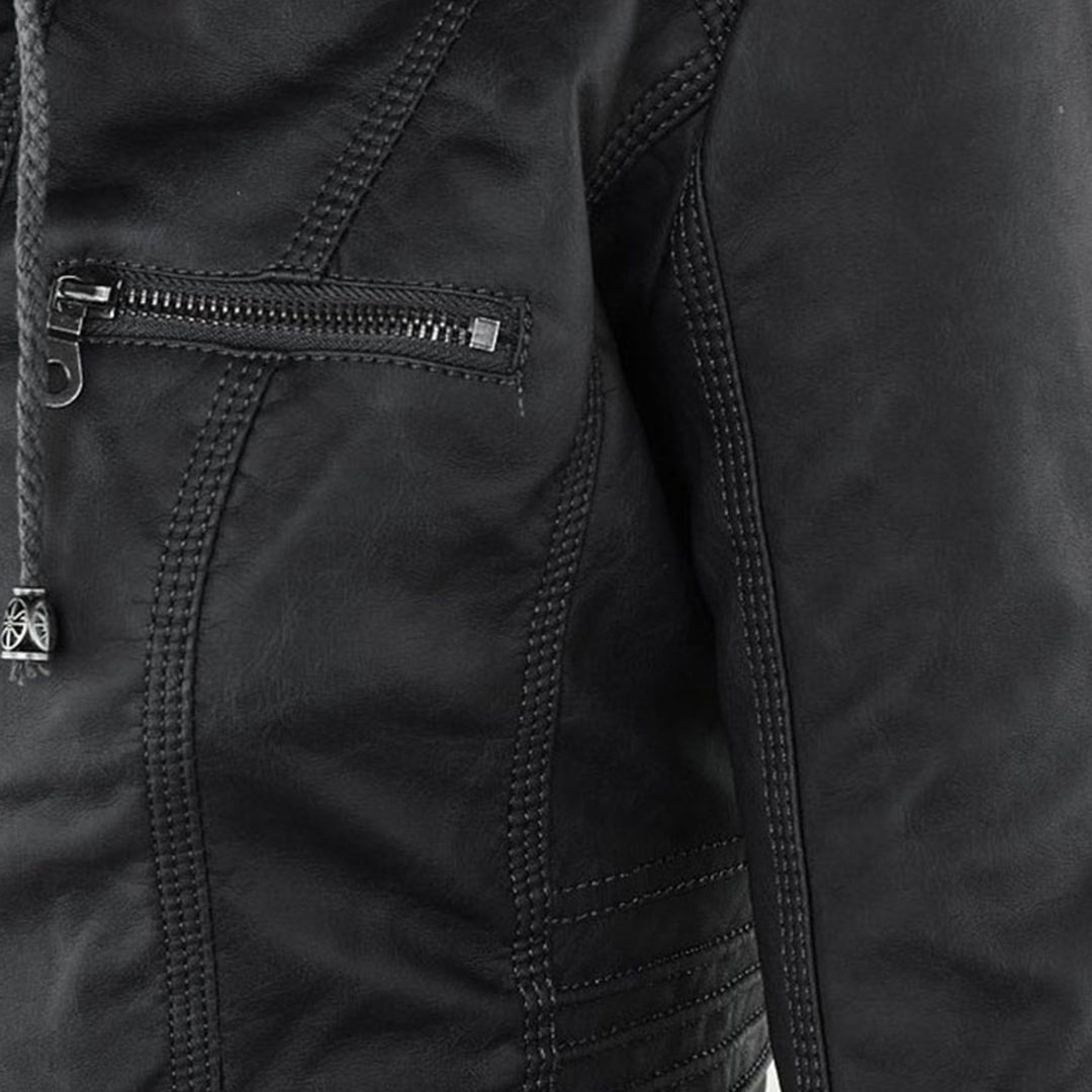 Veste d'hiver pour femmes avec capuche
