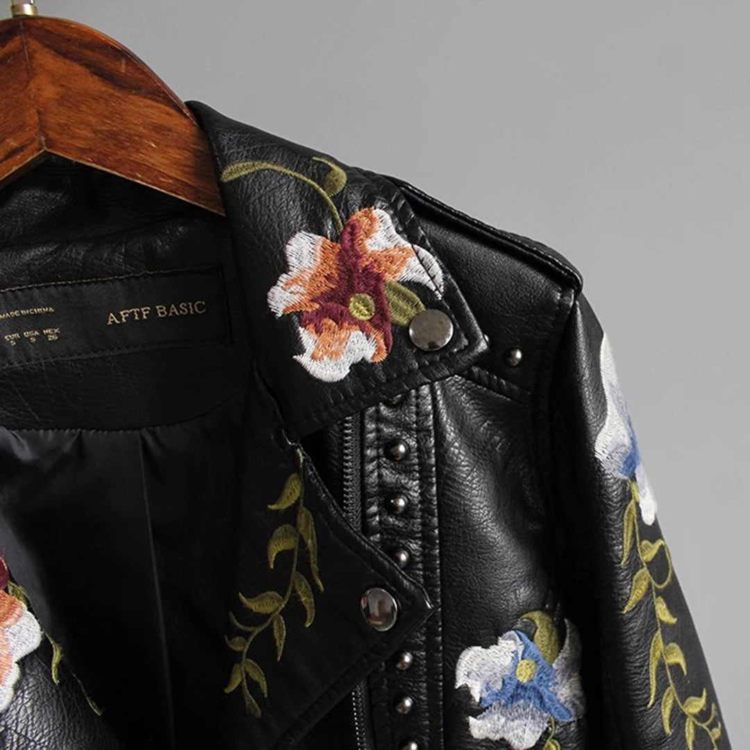 Taylor - élégante veste streetwear à fleurs