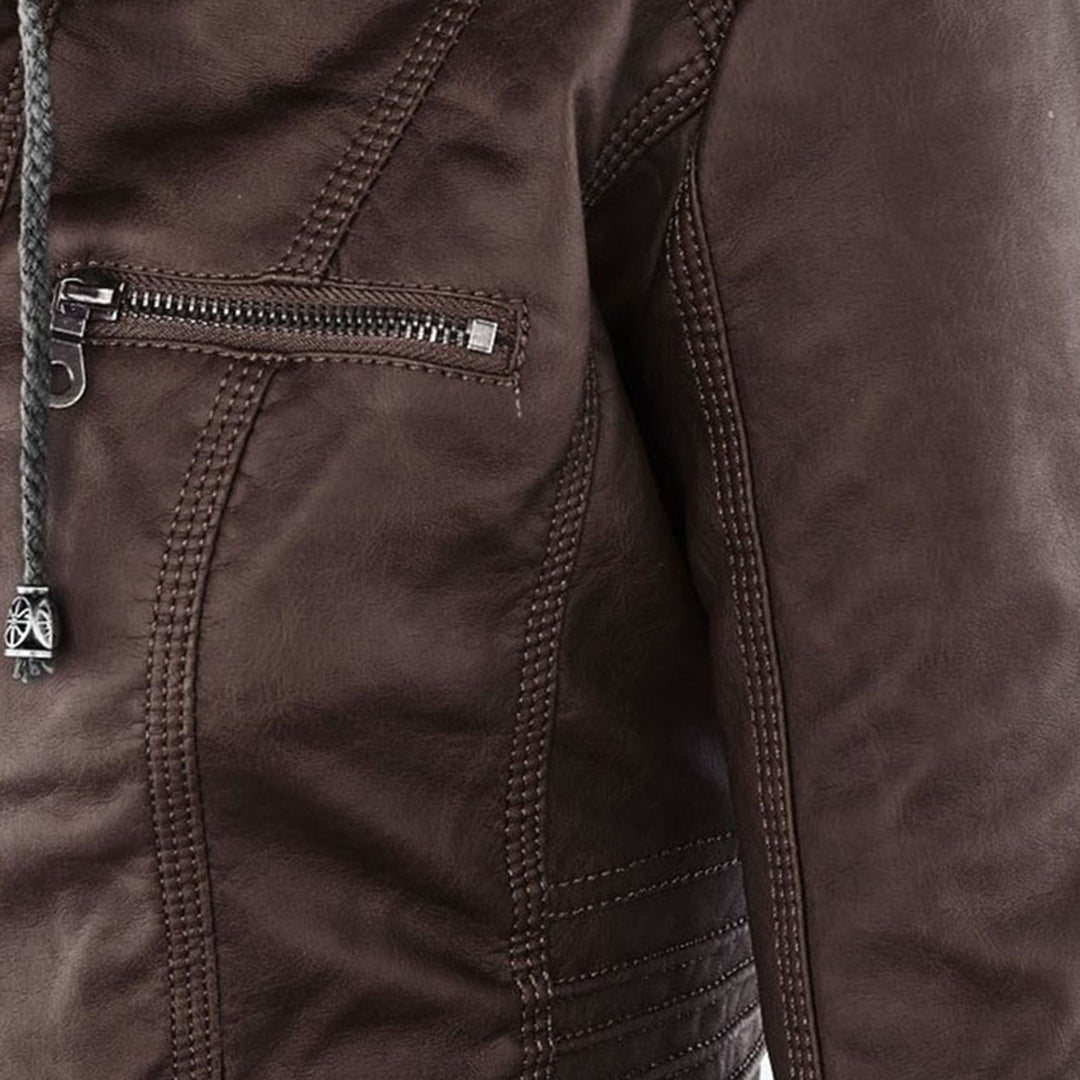 Veste d'hiver pour femmes avec capuche