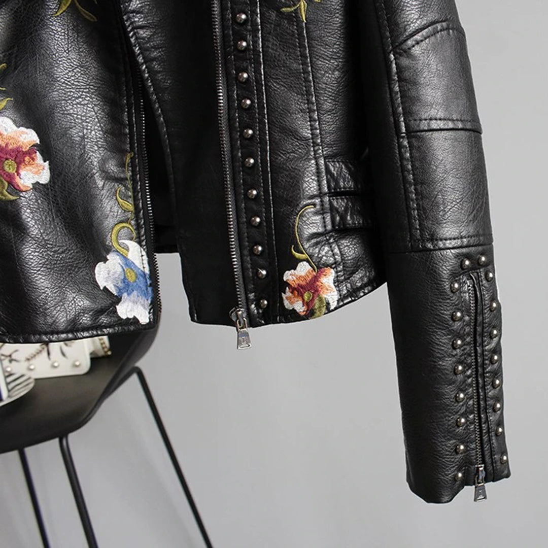 Taylor - élégante veste streetwear à fleurs