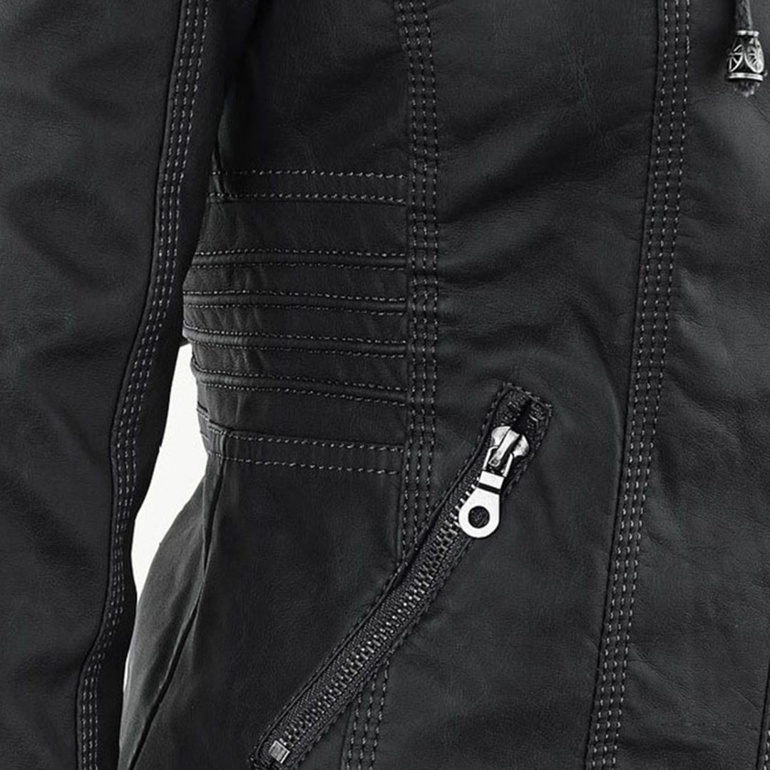 Veste d'hiver pour femmes avec capuche