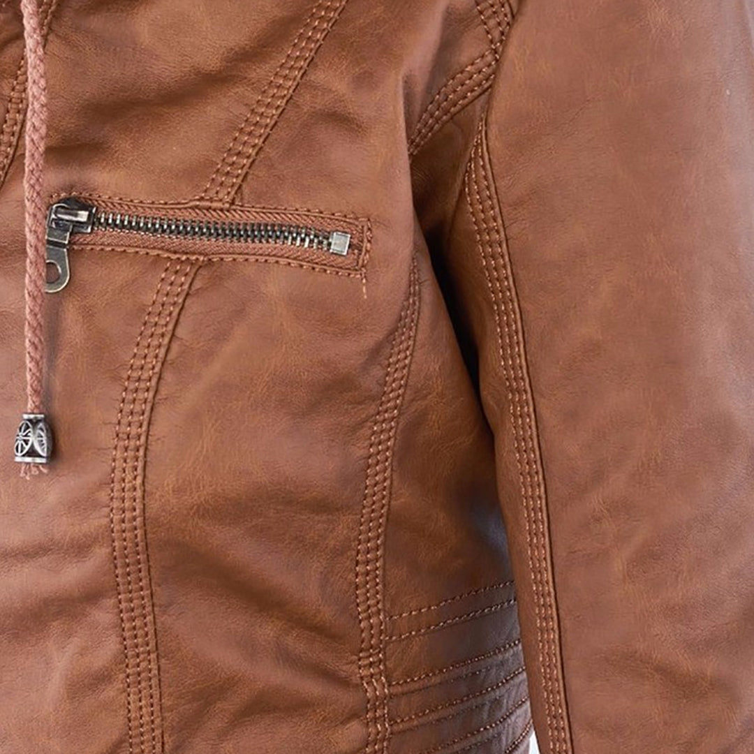 Veste d'hiver pour femmes avec capuche