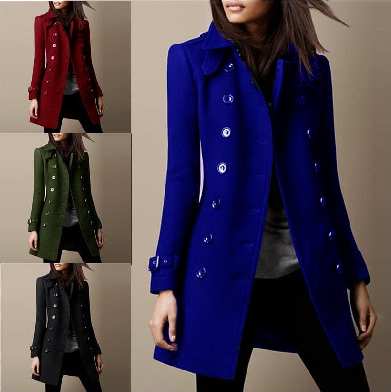 Amaya - manteau d'hiver à double boutonnage