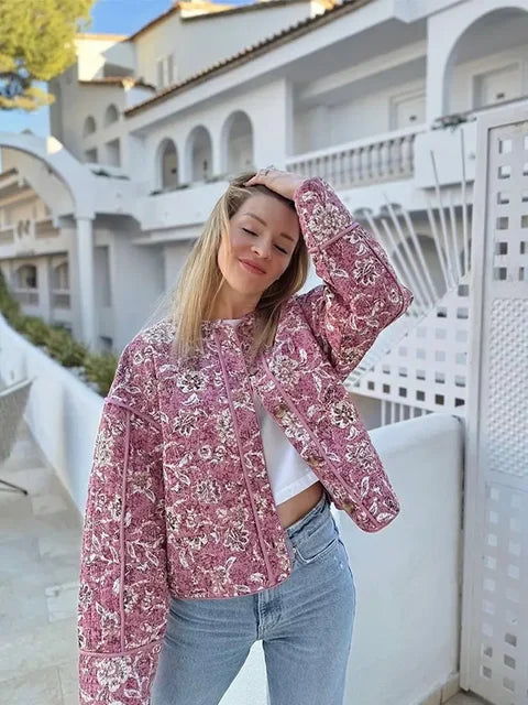 Alessia - manteau d'été à imprimé floral