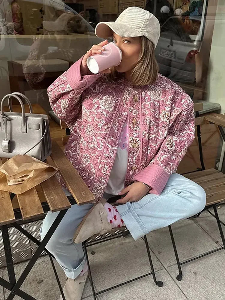 Alessia - manteau d'été à imprimé floral