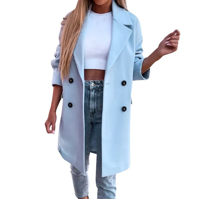 Alison - trench-coat élégant à mi-mollet
