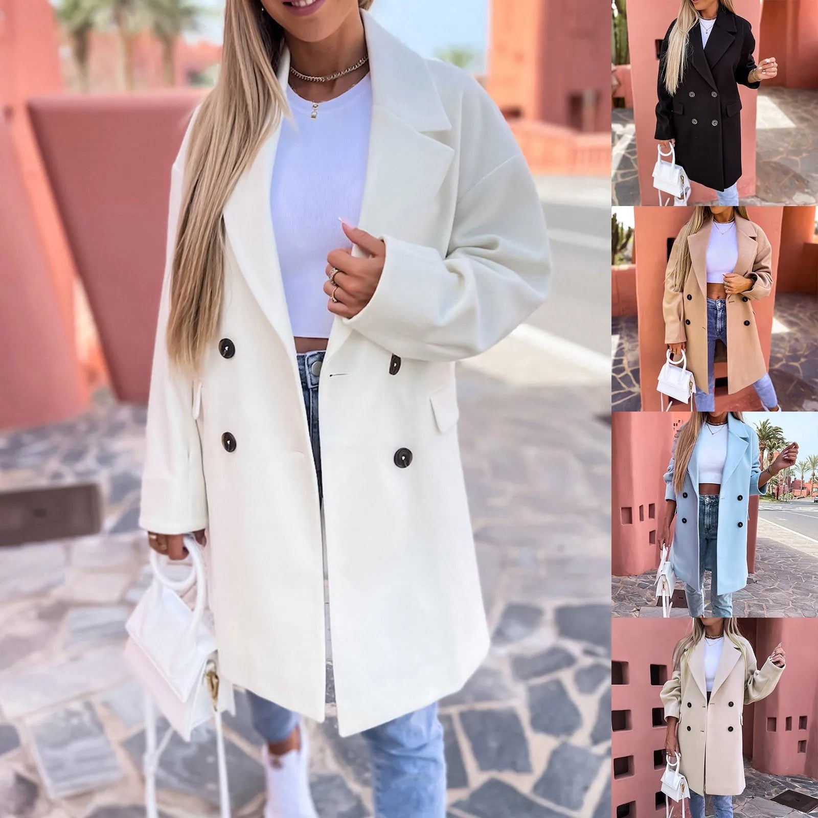 Alison - trench-coat élégant à mi-mollet