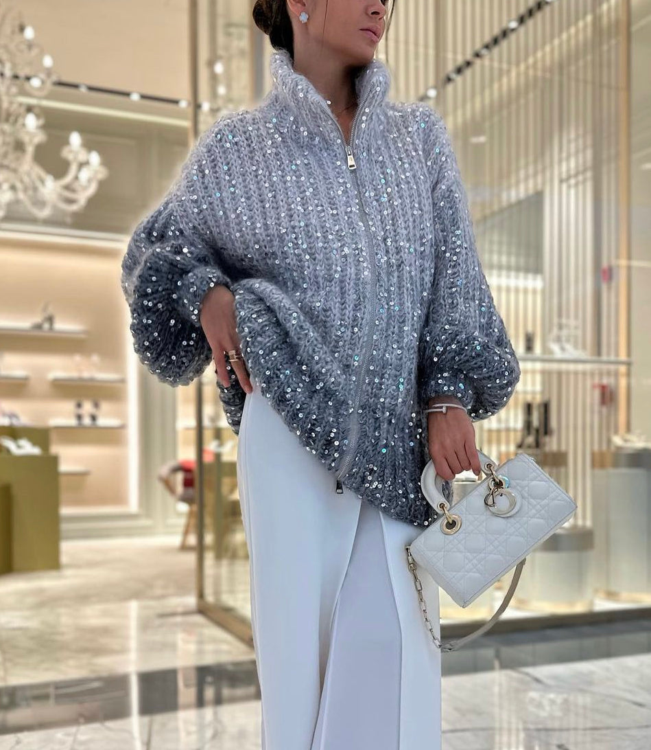 Alix - Pull à paillettes élégant et confortable