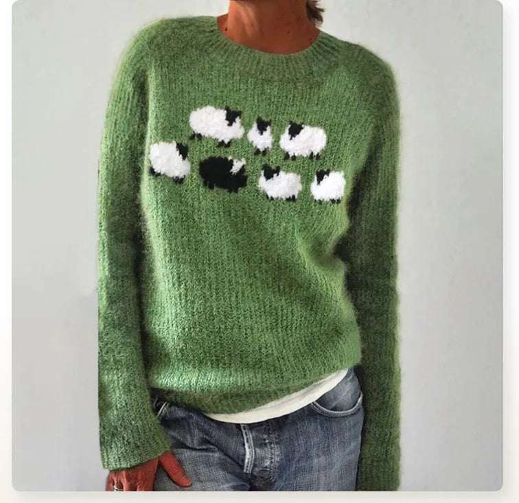 Silvia | Pull rétro d'automne