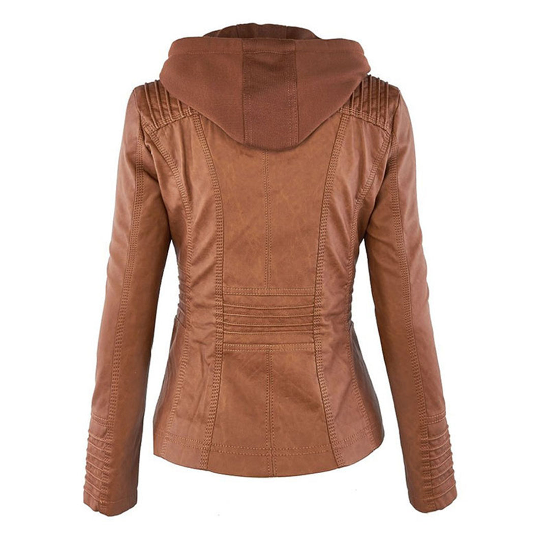 Veste d'hiver pour femmes avec capuche