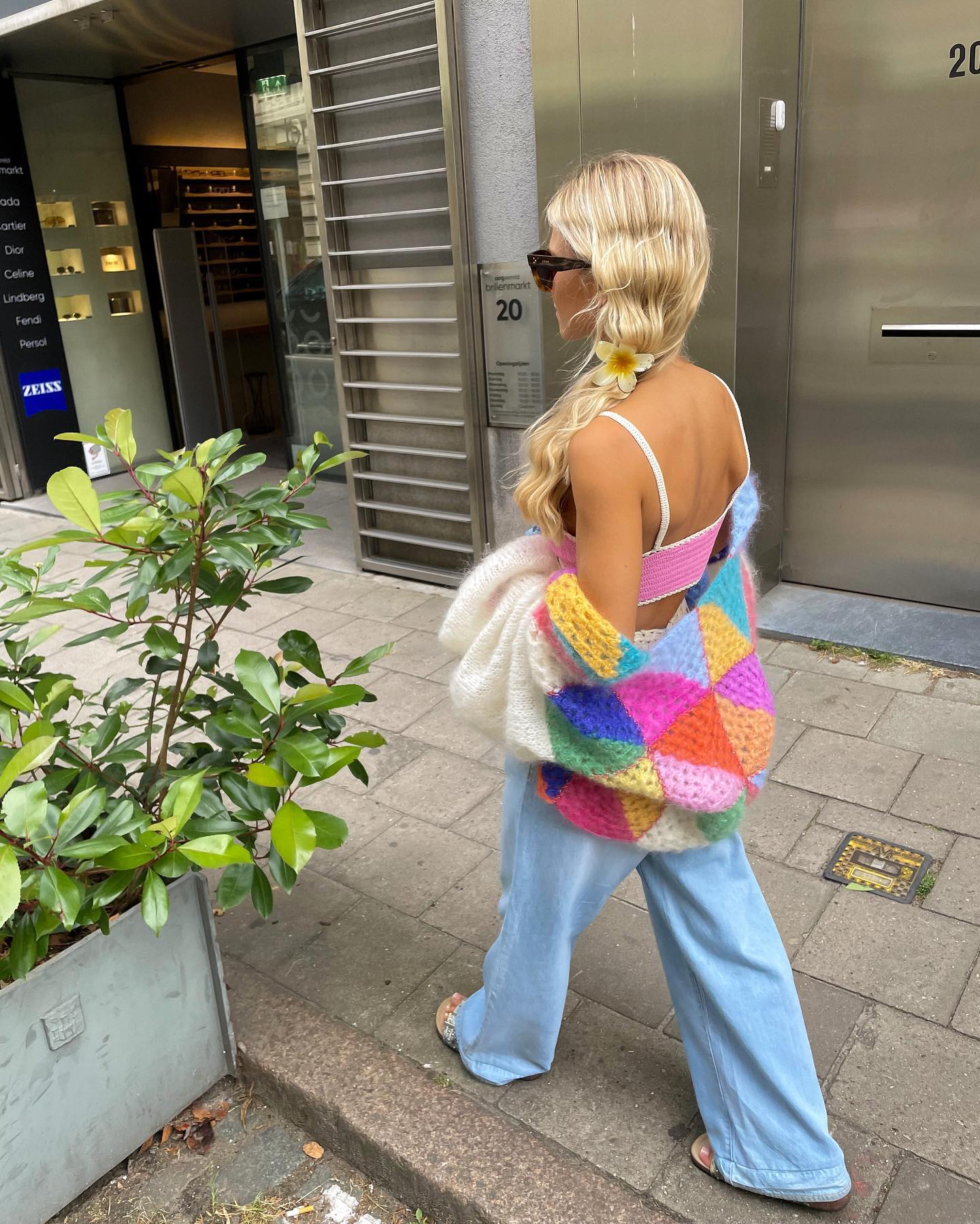 Sophie - Cardigan en patchwork coloré pour femmes