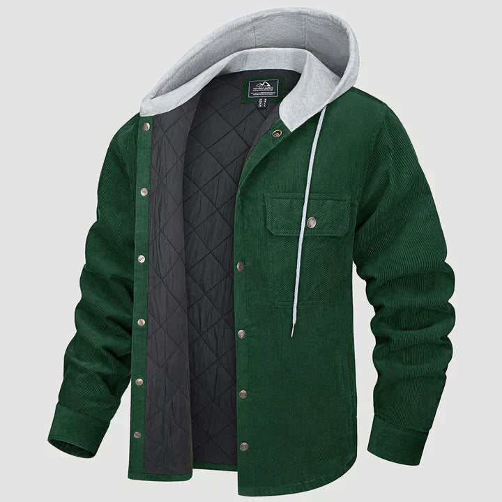 Gideon - Veste doublée matelassée avec capuche