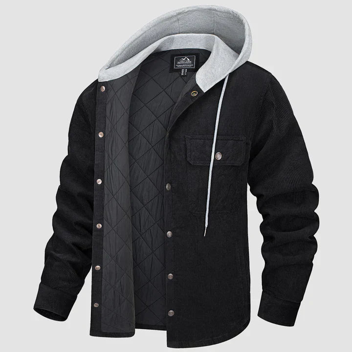 Gideon - Veste doublée matelassée avec capuche