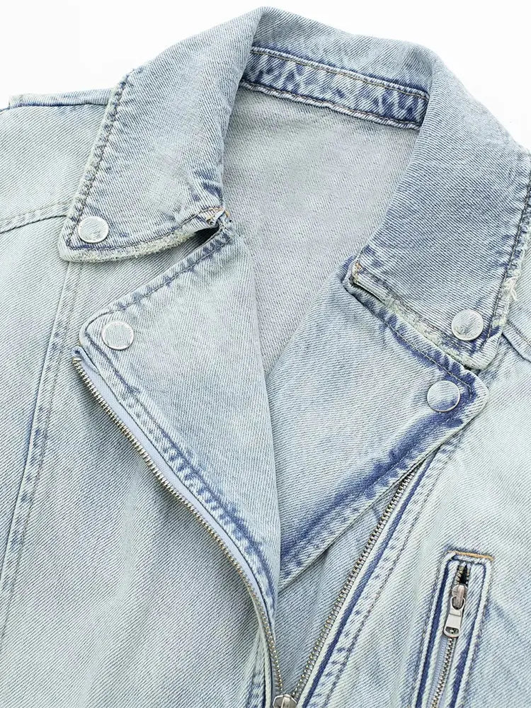 Adriana - Veste Panier Denim Chic