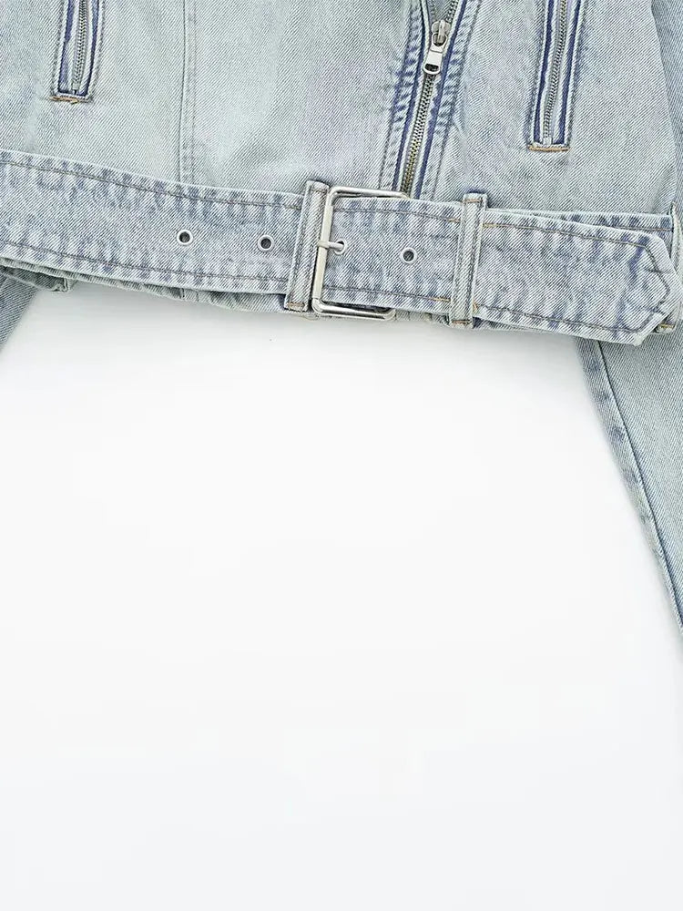 Adriana - Veste Panier Denim Chic