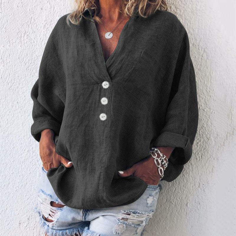 Grâce | Pull élégant en coton et lin