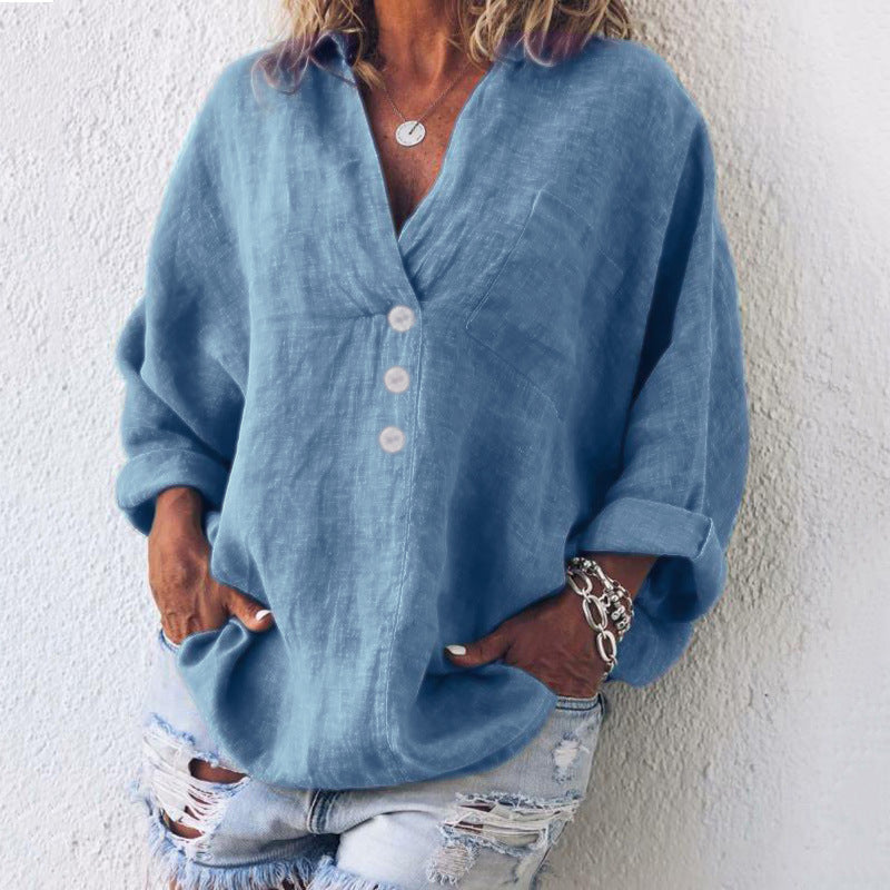 Grâce | Pull élégant en coton et lin