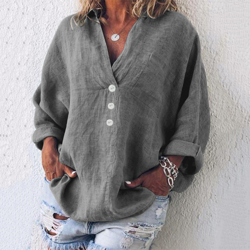 Grâce | Pull élégant en coton et lin