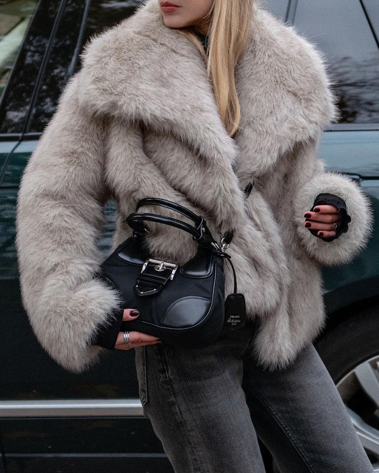 Manteau d'hiver chaud et élégant