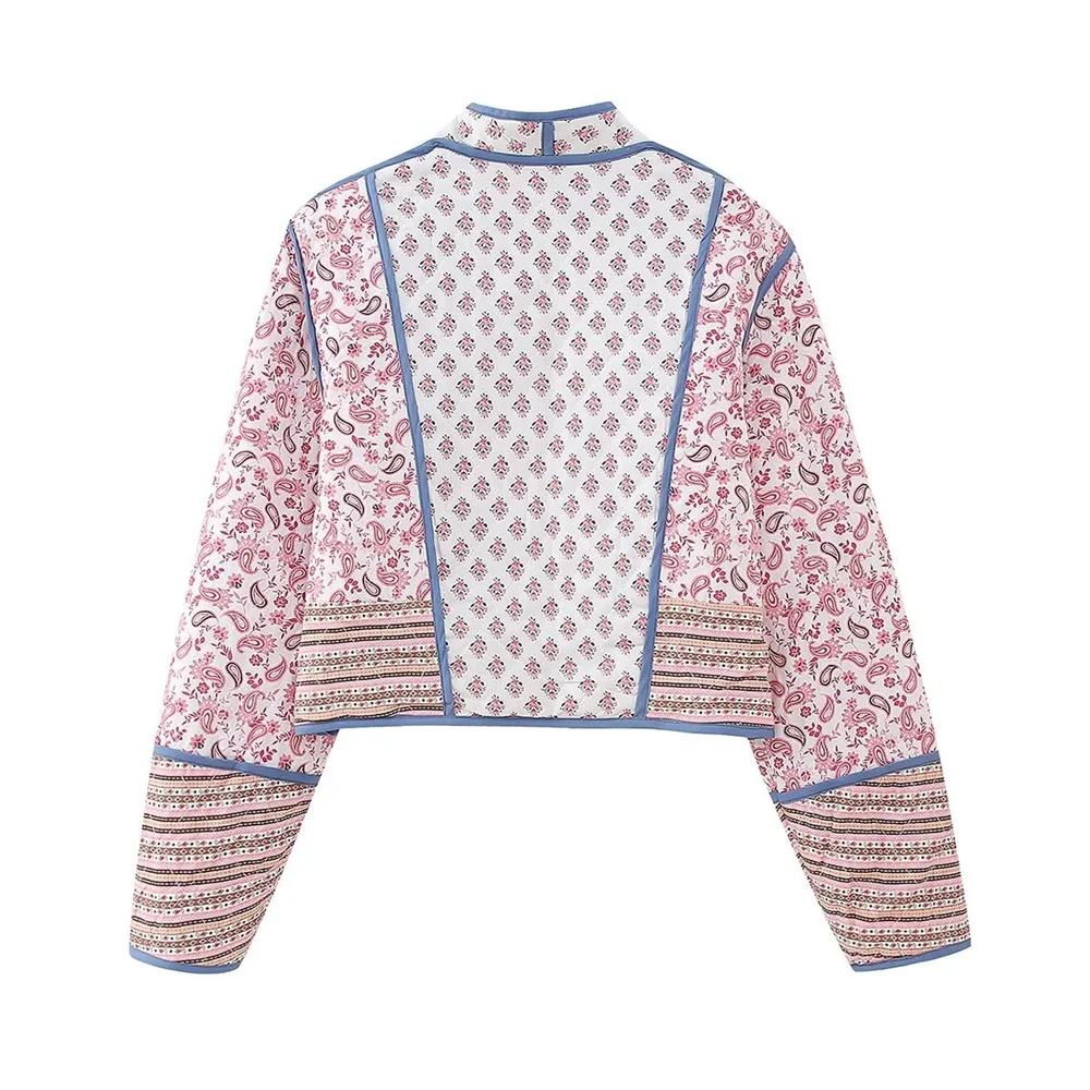Anastasia - Veste élégante à imprimé réversible
