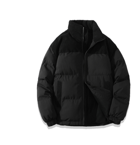 Bauman | Veste d’Hiver Zippée Bicolore à Col Montant pour Homme