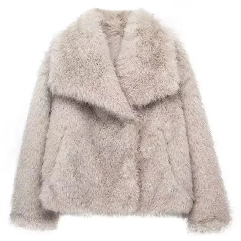 Emiliana - Manteau de fourrure streetwear stylé