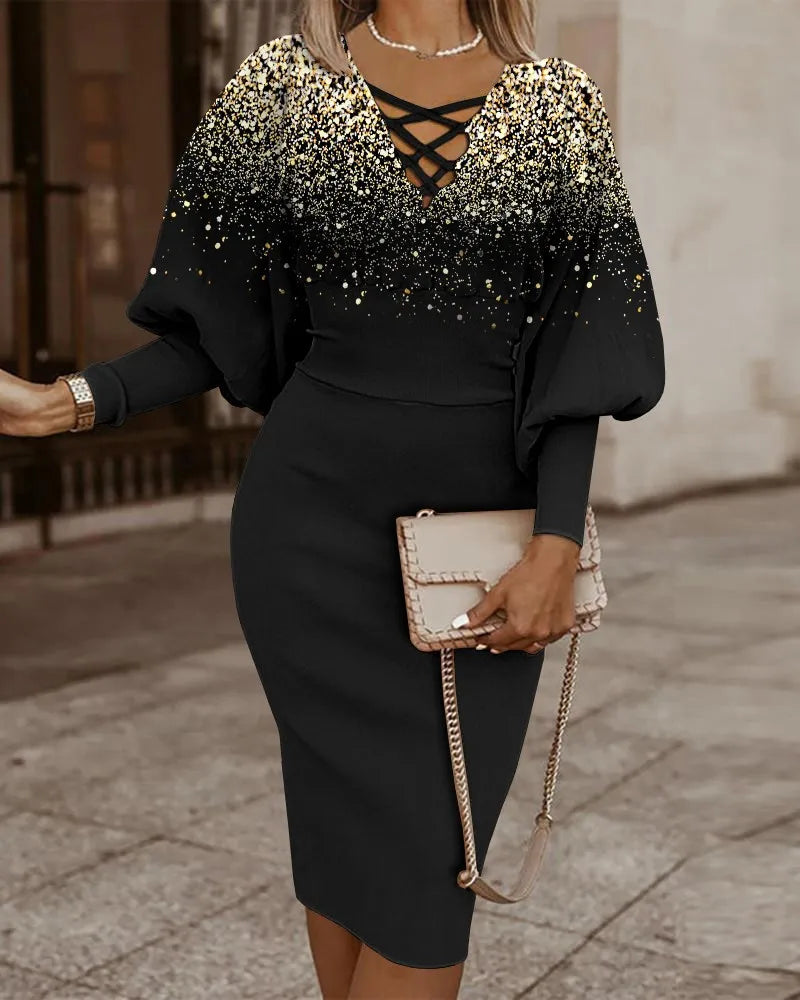 Robe midi élégante pour femmes - Projet Paris - Chic et intemporelle - Un choix parfait pour chaque occasion