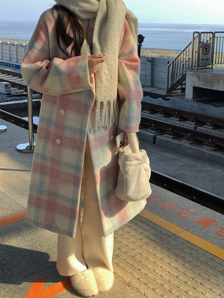 Manteau d'hiver en laine Fleur - Un design élégant