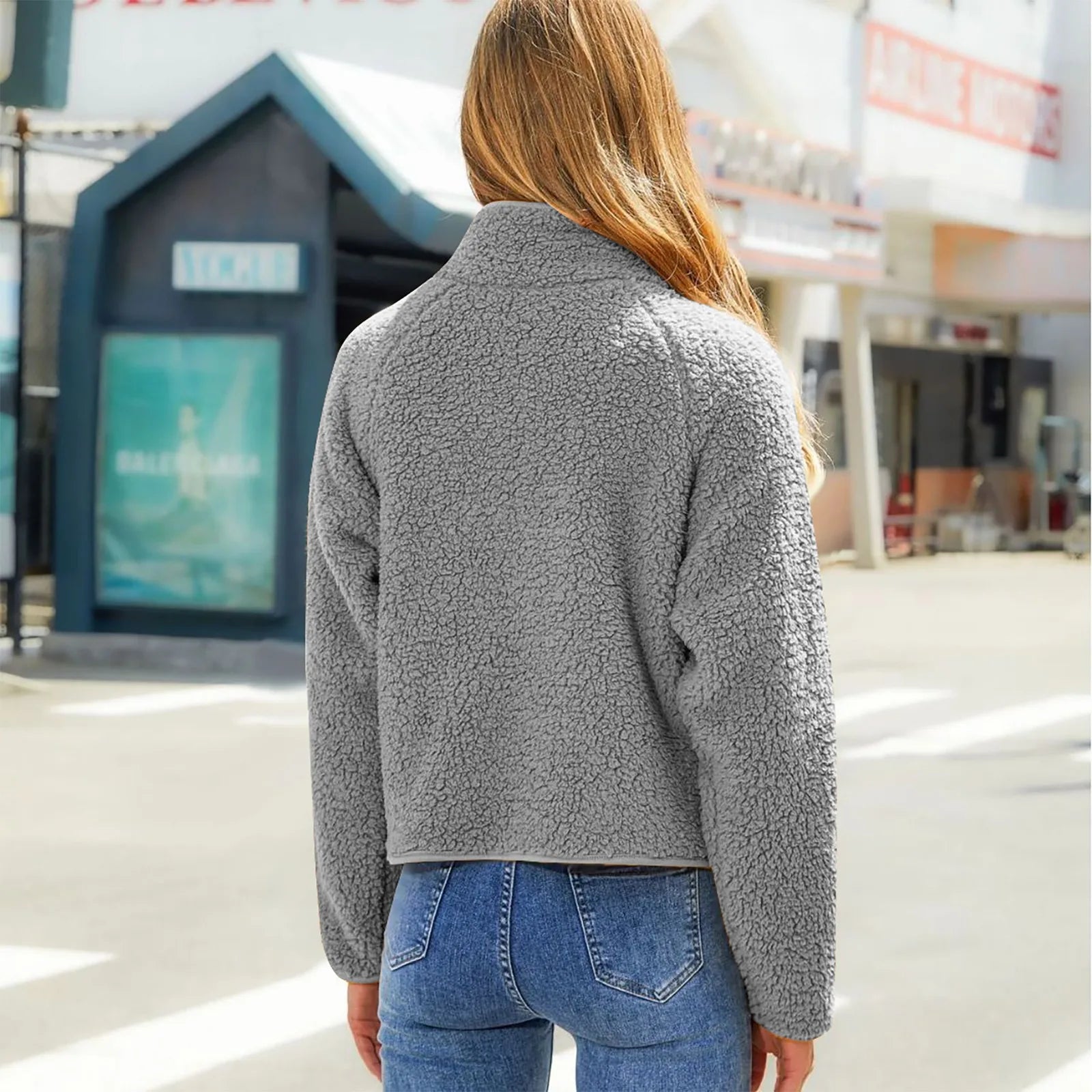 Veste bombardier confortable pour femme
