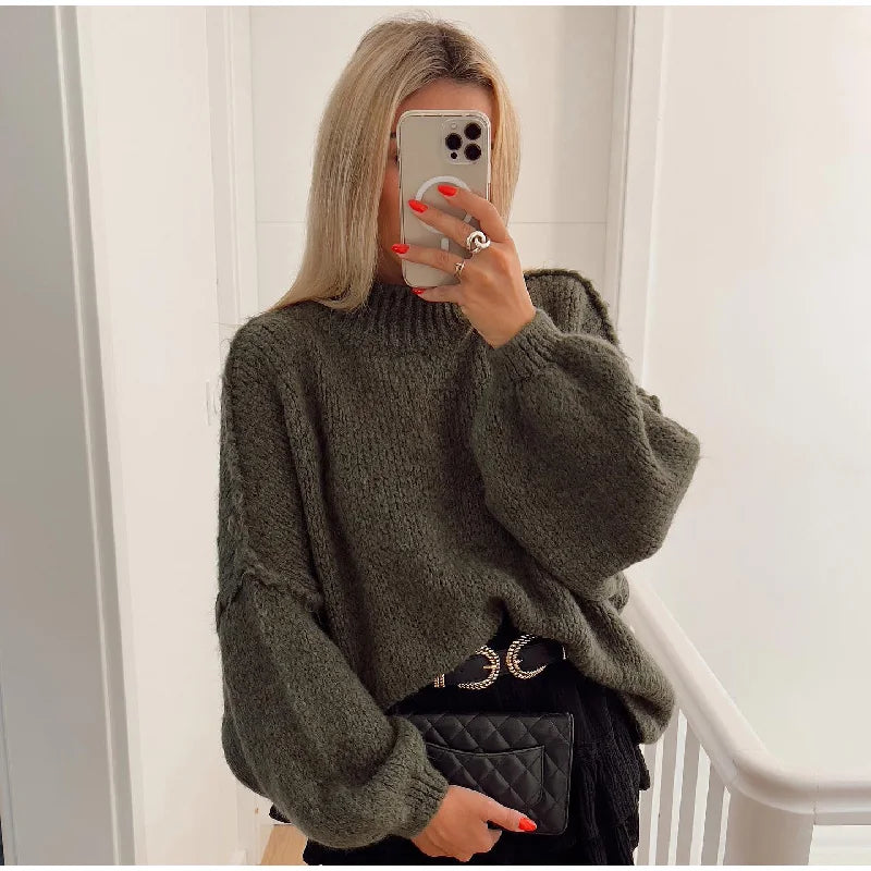 Amélie - Pull en maille douce grande taille pour femme