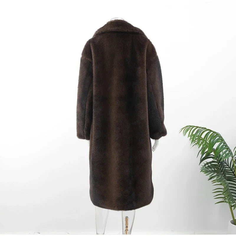 Tammy - Trench-coat d'hiver duveteux