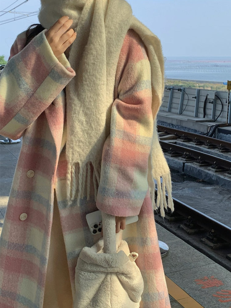 Manteau d'hiver en laine Fleur - Un design élégant