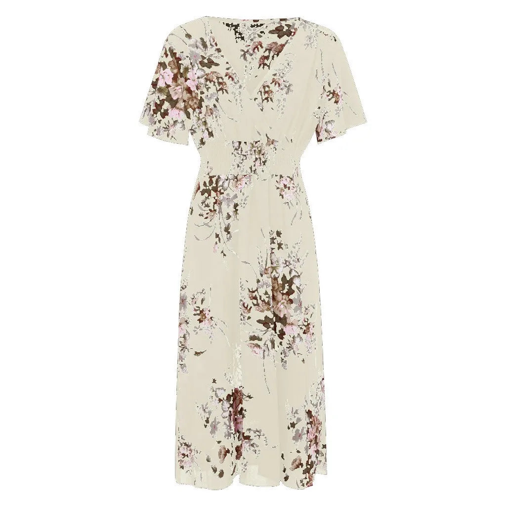 Robe en chiffon à fleurs - grande taille - Projet Paris - Légère et élégante