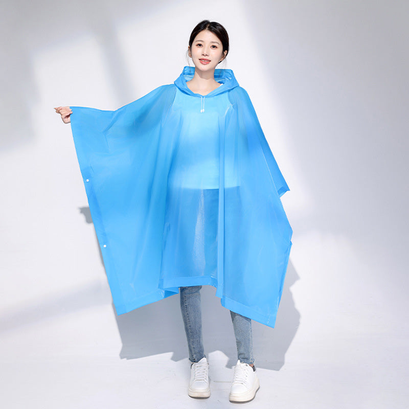 Poncho de pluie léger à capuche