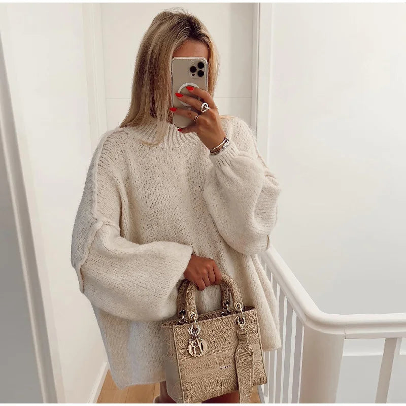Amélie - Pull en maille douce grande taille pour femme
