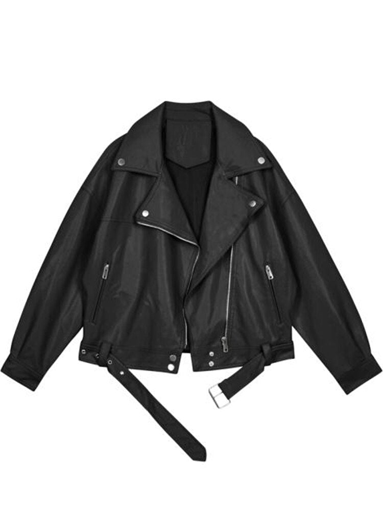 Unna - veste surdimensionnée décontractée avec ceinture