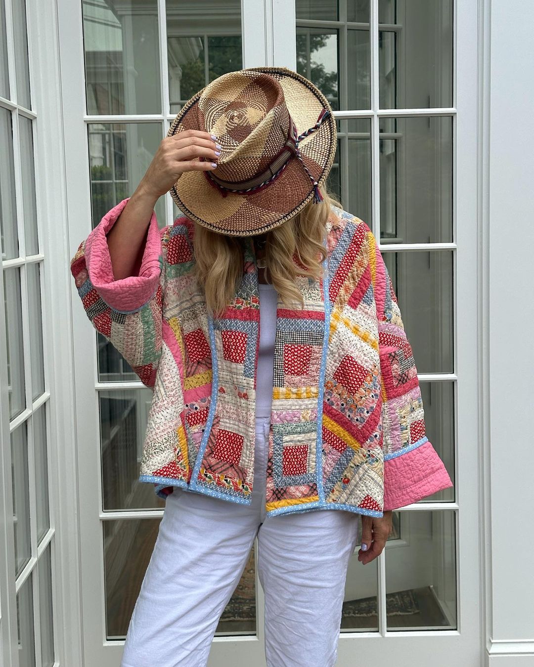 Beatriz - veste matelassée en patchwork décontractée