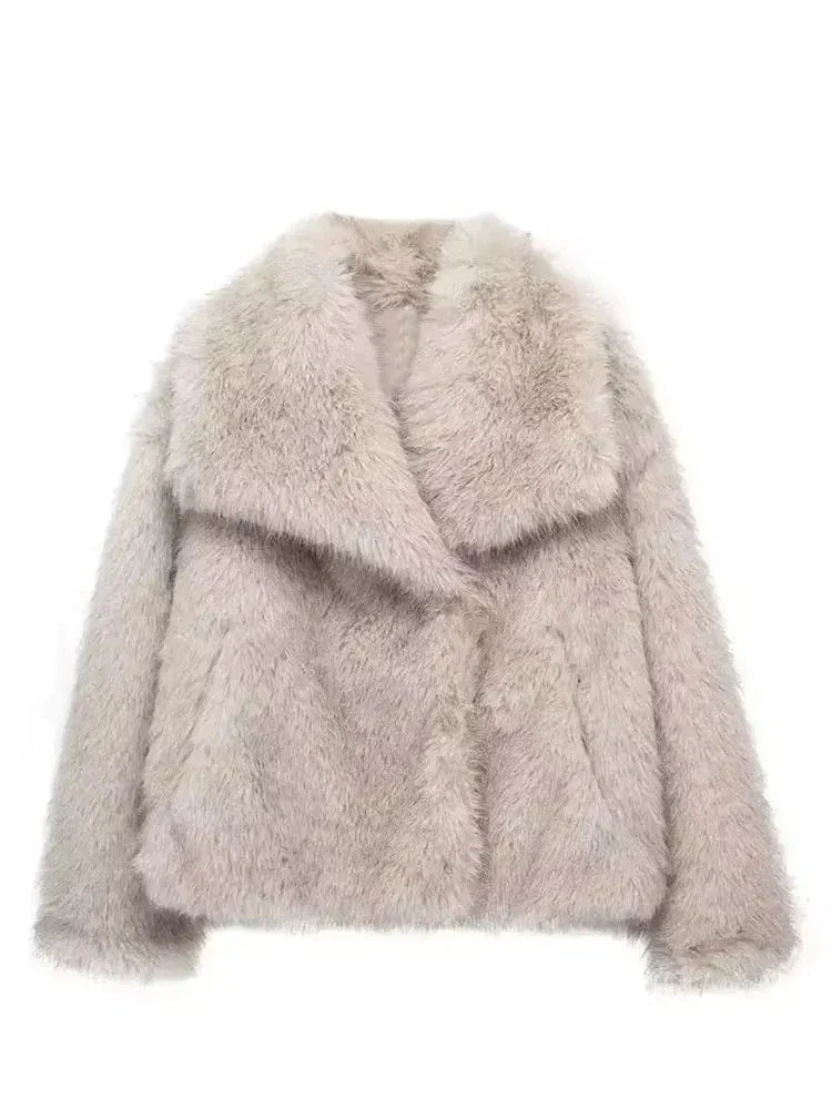 Emiliana - Manteau de fourrure streetwear stylé