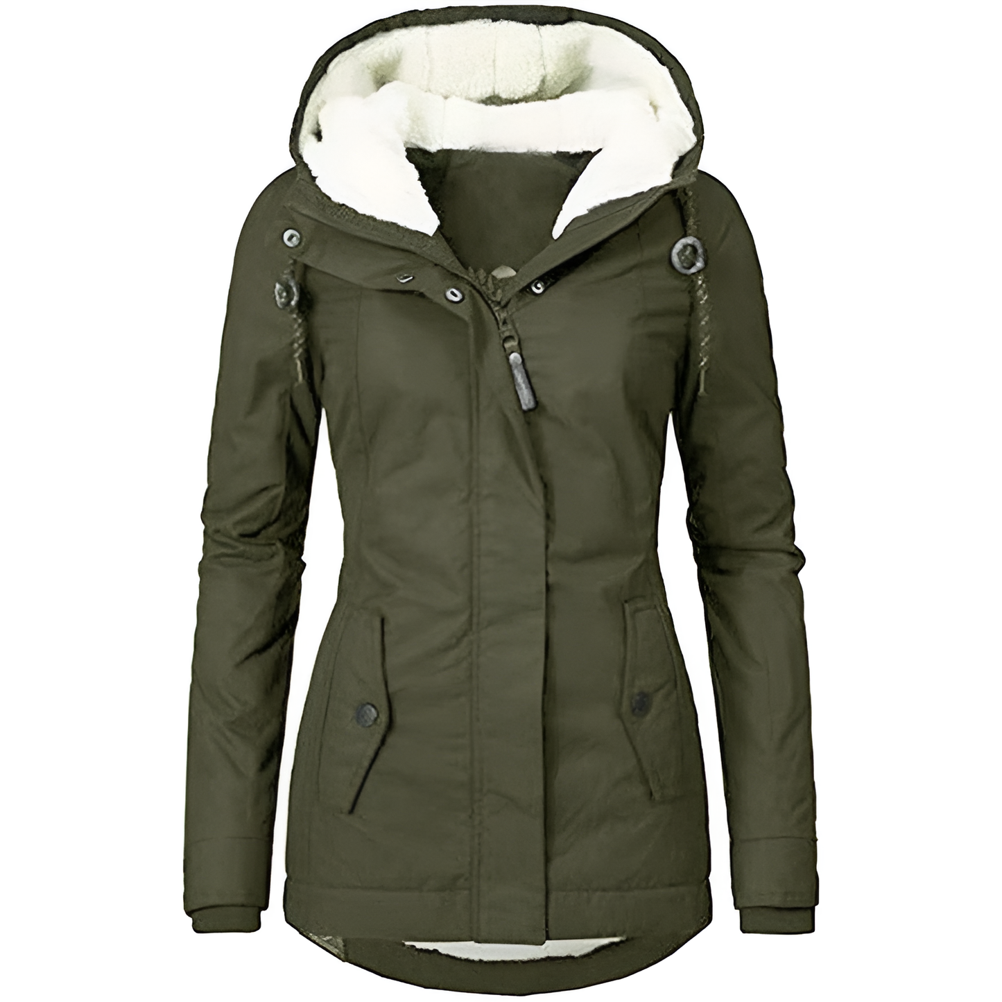 Manteau d'hiver rayonnant pour femmes