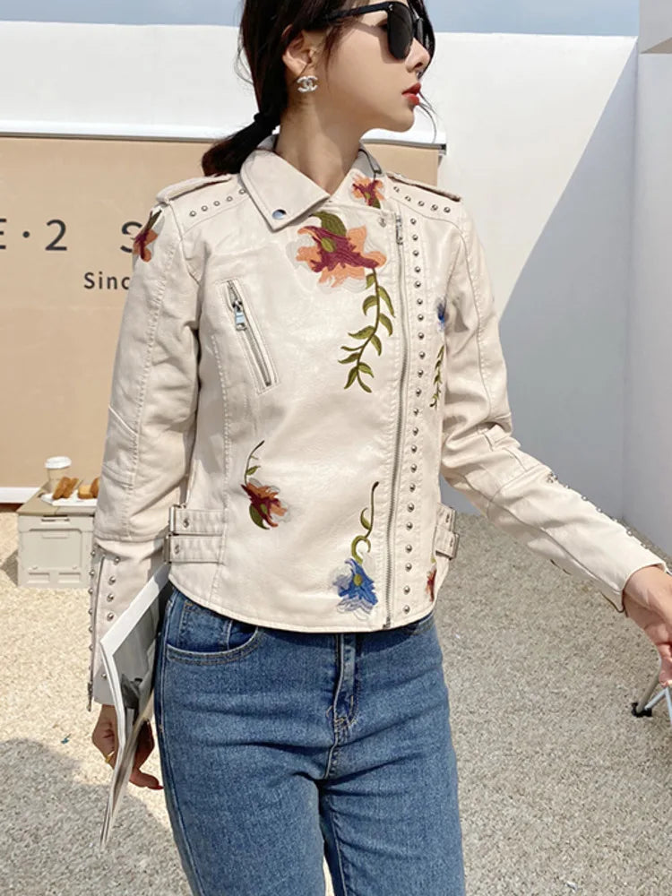 Syndra - élégante veste streetwear brodée
