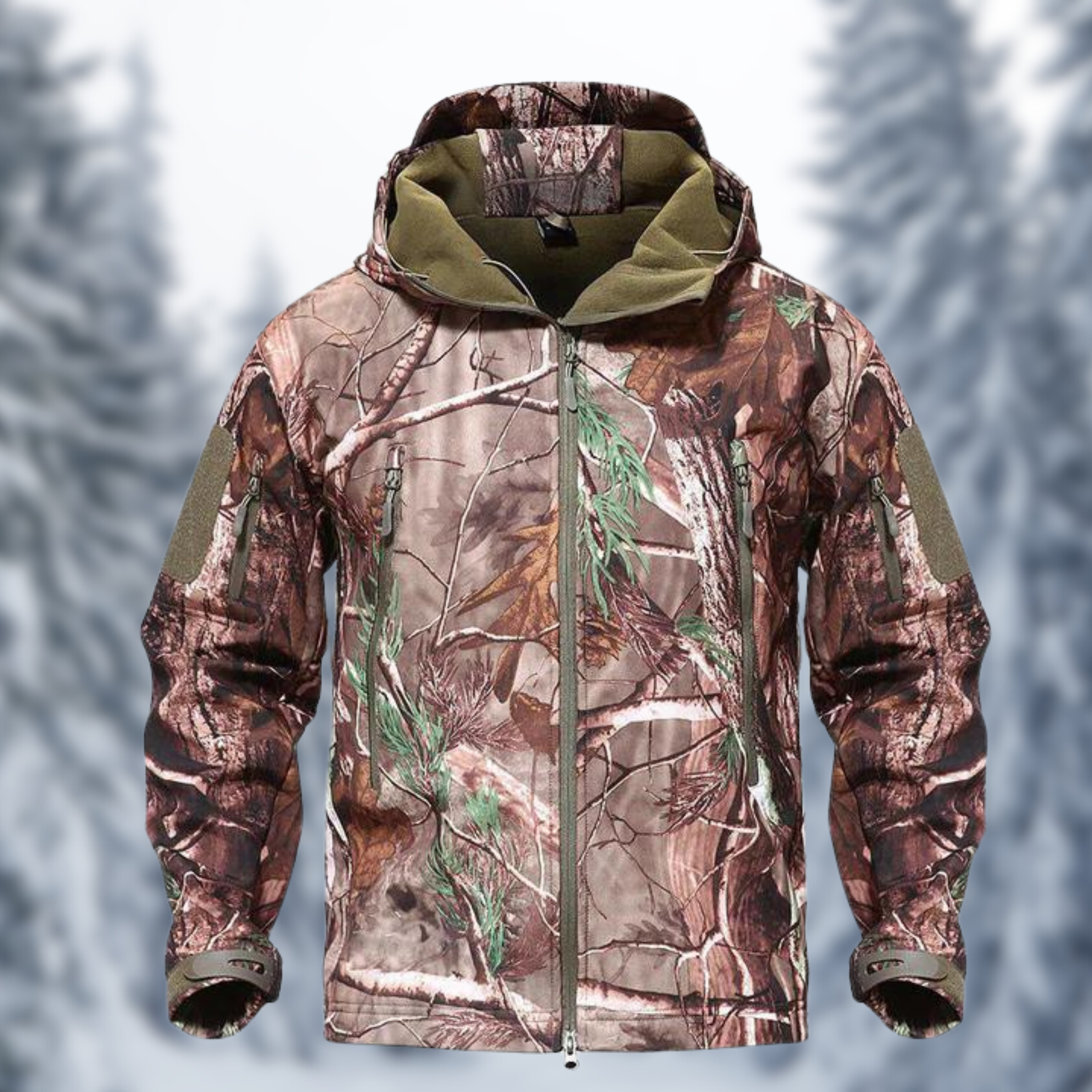 Aviel | Veste à Capuche Homme Multi-Poches Chaude et Fonctionnelle