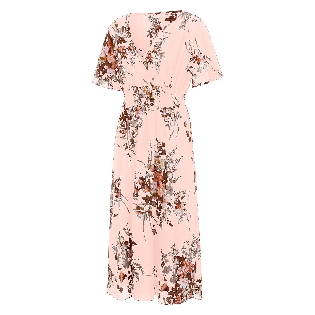 Robe en chiffon à fleurs - grande taille - Projet Paris - Légère et élégante