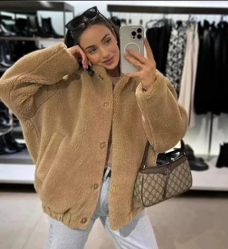 Amber - Veste Vintage Teddy