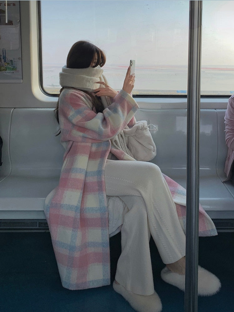 Manteau d'hiver en laine Fleur - Un design élégant