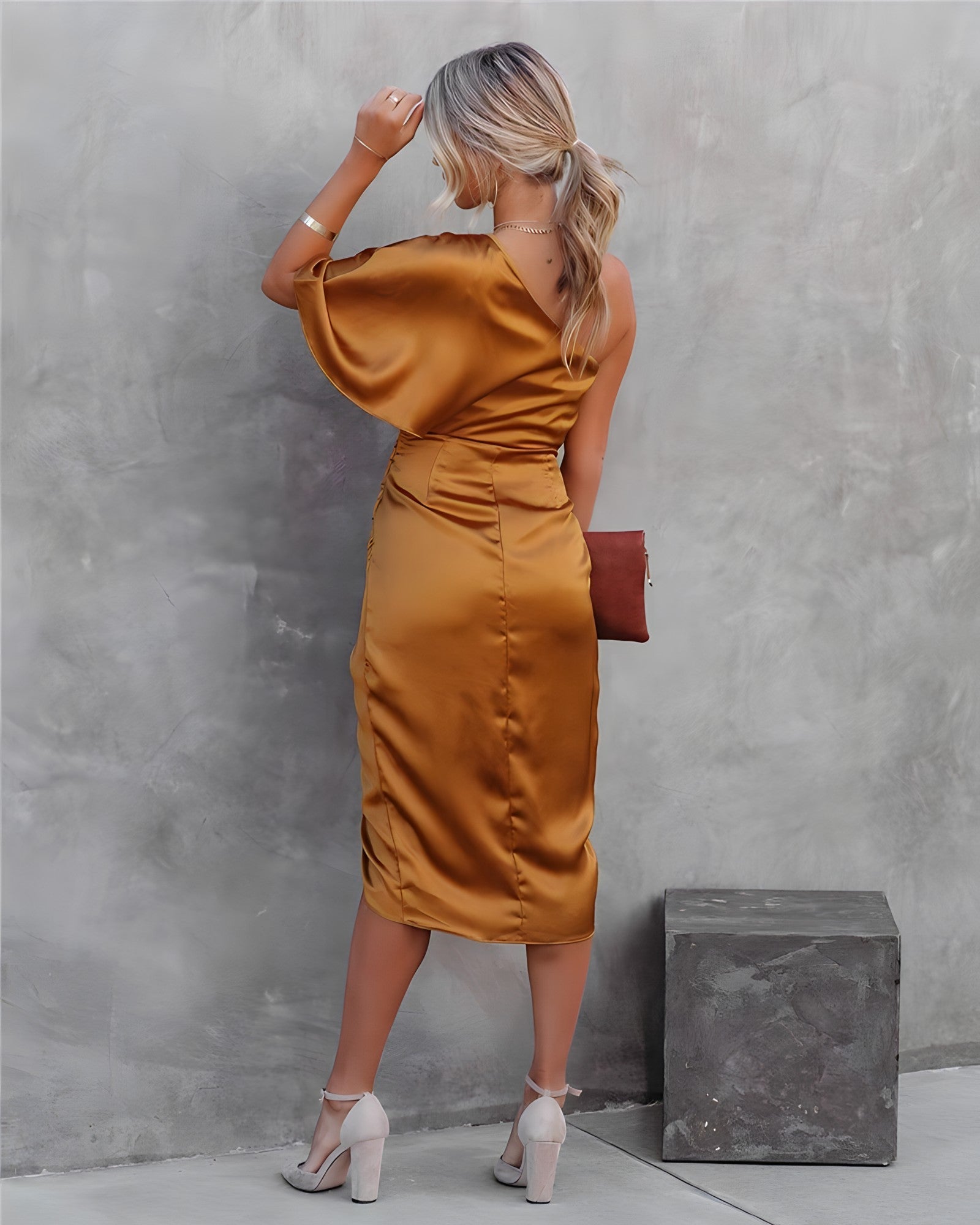 Robe de soirée pour femmes - Élégante - Projet Paris - En soie - Pour occasions formelles
