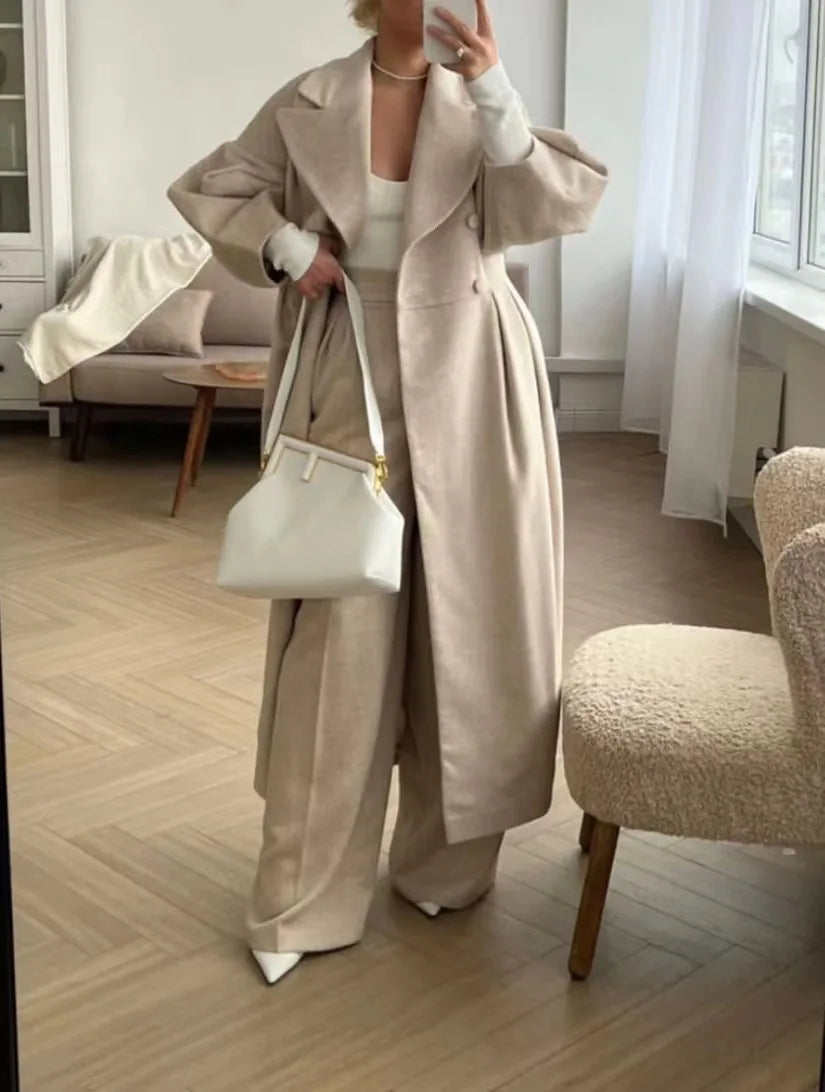 Ruthie – Élégant manteau d'hiver réversible