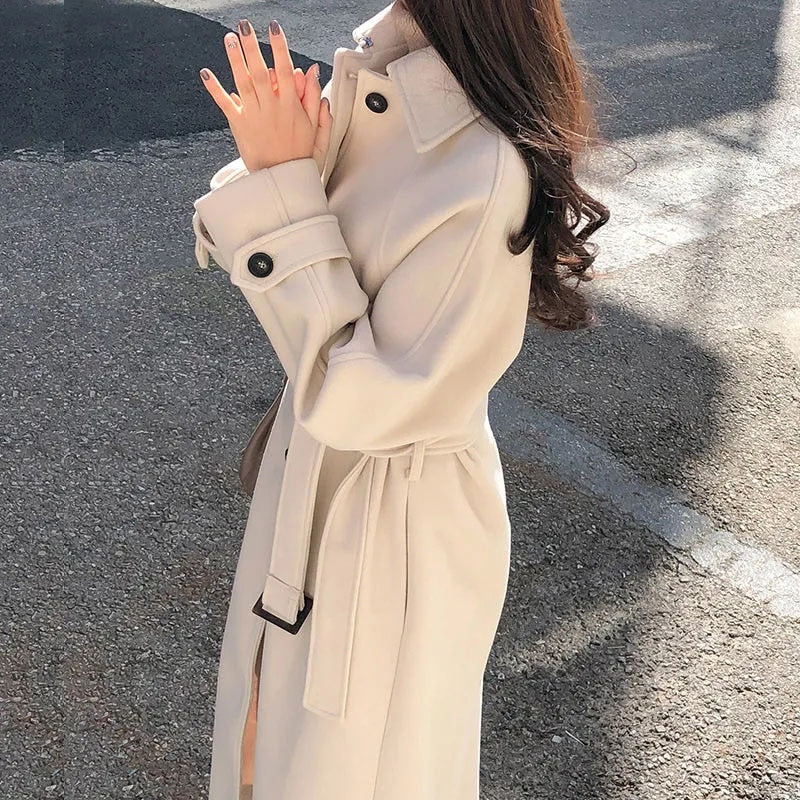 Veste longue élégante pour femme